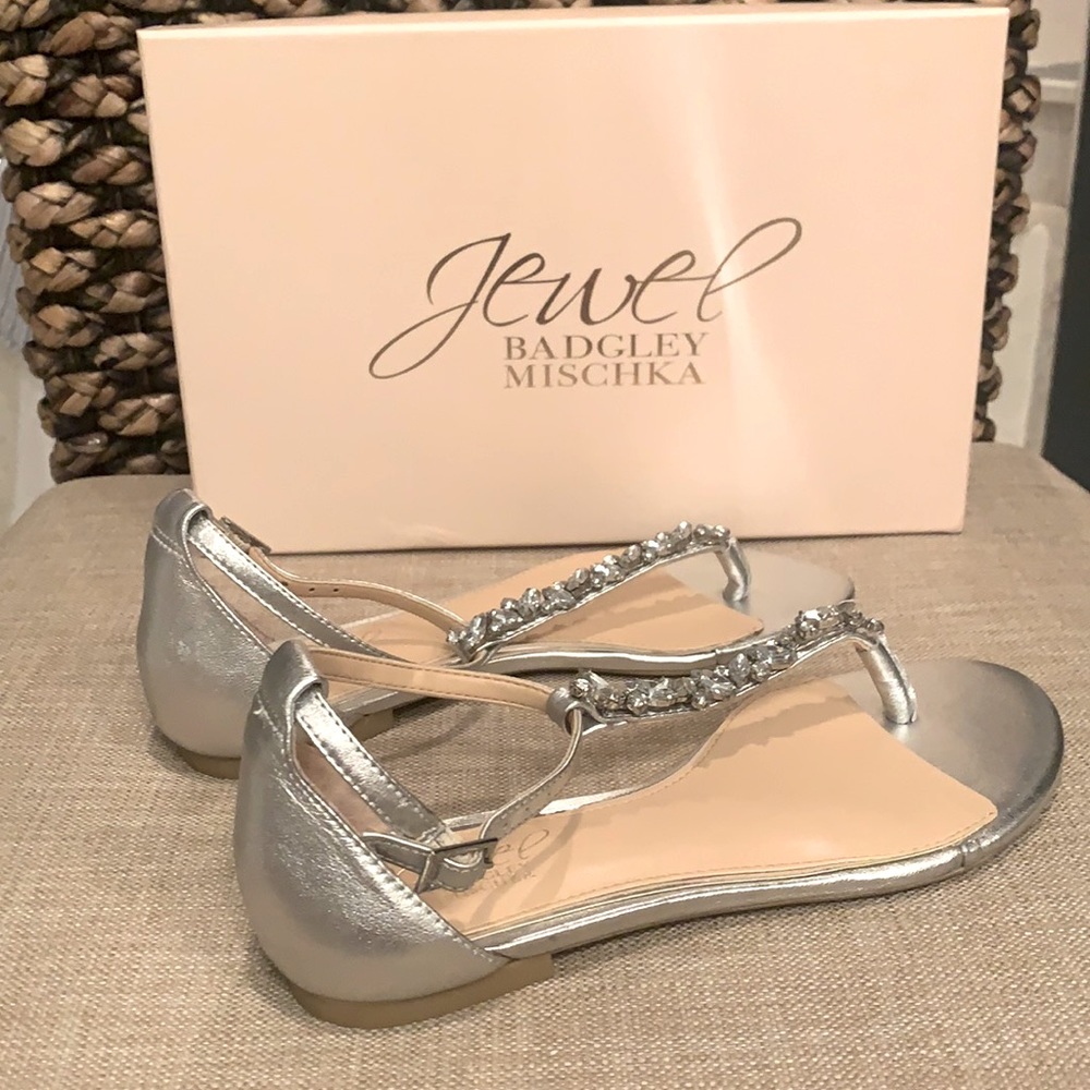Badgley Mischka Jewel rhinestone sandal